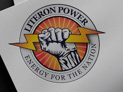 Litron Power Logo animation branding design graphic design illustration logo vector