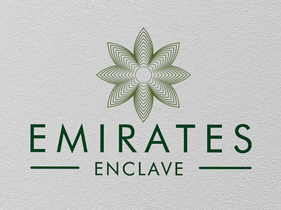 Emirates Enclave Logo animation branding graphic design illustration logo vector
