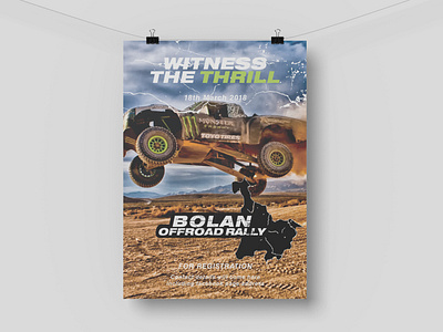 Bolan Rally Poster Design - 1