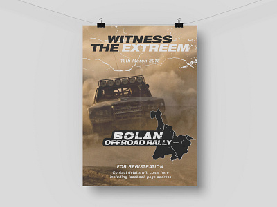 Bolan Rally Poster Design - 3 animation branding design graphic design illustration logo typography vector
