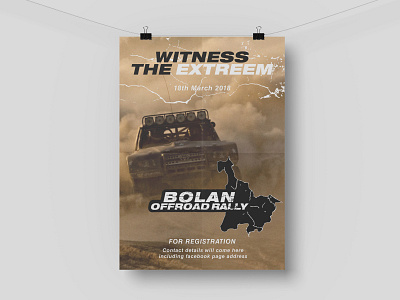 Bolan Rally Poster Design - 3