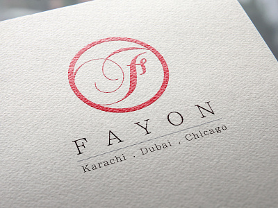 Fayon Designer Wear Logo animation branding design graphic design illustration logo typography vector
