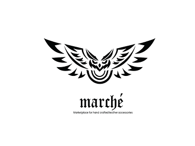 Merche bellroy design graphic design leather logo merche