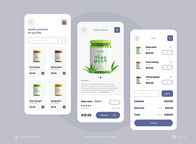 athura; selling app UI concept design adobexd app design app ui design branding design illustration mobile app design mobile ui design ui ui design uiux uiux app design uiux design