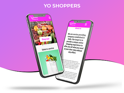 Yo Shoppers Mobile App app branding design illustration mobile app typography ui vector
