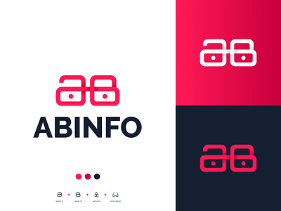 ABInfo - Information Security Agency - Logo branding concept design graphic design logo rebranding simple vector