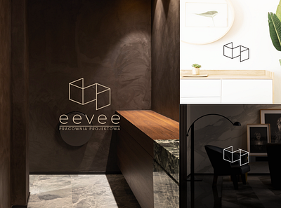 EEVEE - interior design studio branding concept design design studio graphic design interior design logo logotype minimalism rebranding