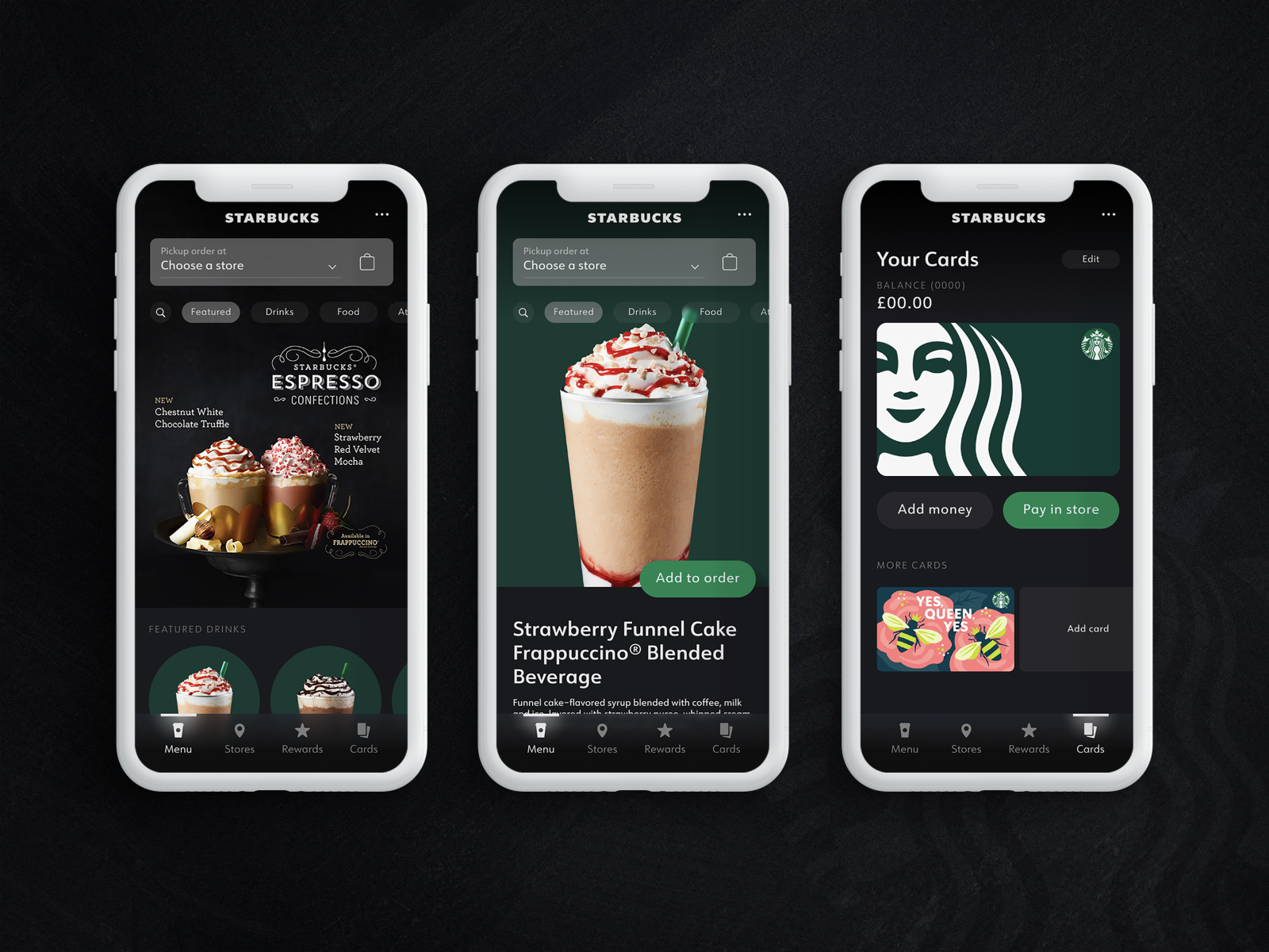 Starbucks App Concept by Alex Morris on Dribbble