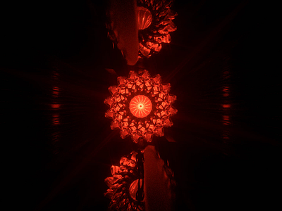 The red lair 3d abstract art c4d cinema4d design octane red