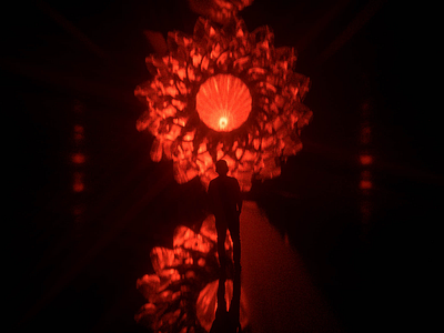 The red lair 3d abstract art c4d cinema4d design octane