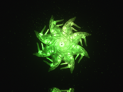 Ch13 3d abstract art cinema4d design green maya modeling octan zbrush