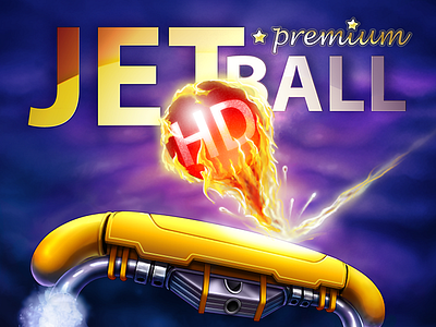 Jetball HD arkanoid art game ios ipad splash