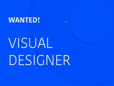 Wanted! Visual Designer