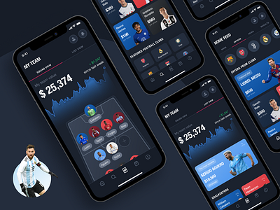 FanTrade. Mobile app to trade footballers futures