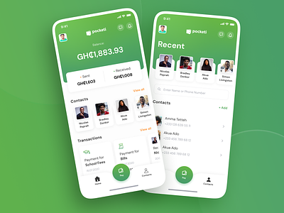 Pocketi. Online payments app