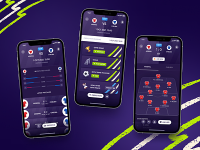 InGame. Sports predictions app animation app bets blue branding design football gambling game graphic design leaderboard logo mobile screen soccer sport statistics typography ui ux