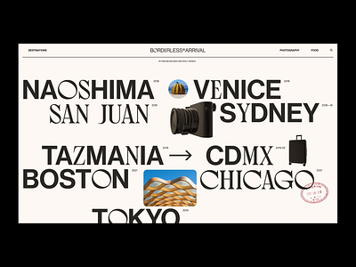 Travel Journal animation blog branding design interactive interface journal motion photography travel ui web
