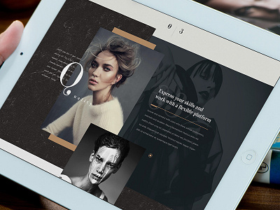 Treauu design fashion interface landing page ui ux web