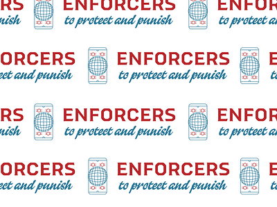 Enforcers athletics hockey sports sports design typogaphy