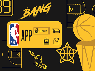 NBA APP Widget: Weekly Warmup No.48 app app design weekly warm up widget