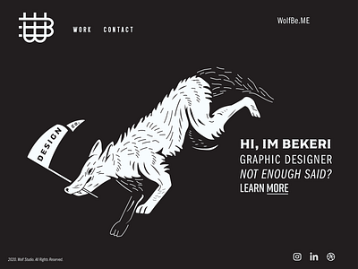 WolfBe.Me-Dribbble Playoff