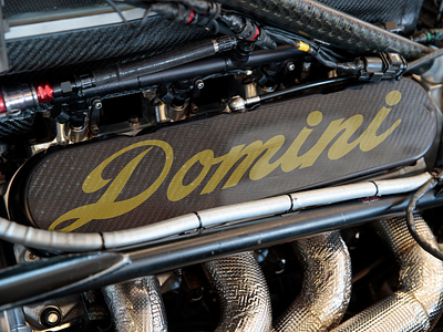 Domini Engine graphic design motorsports racing
