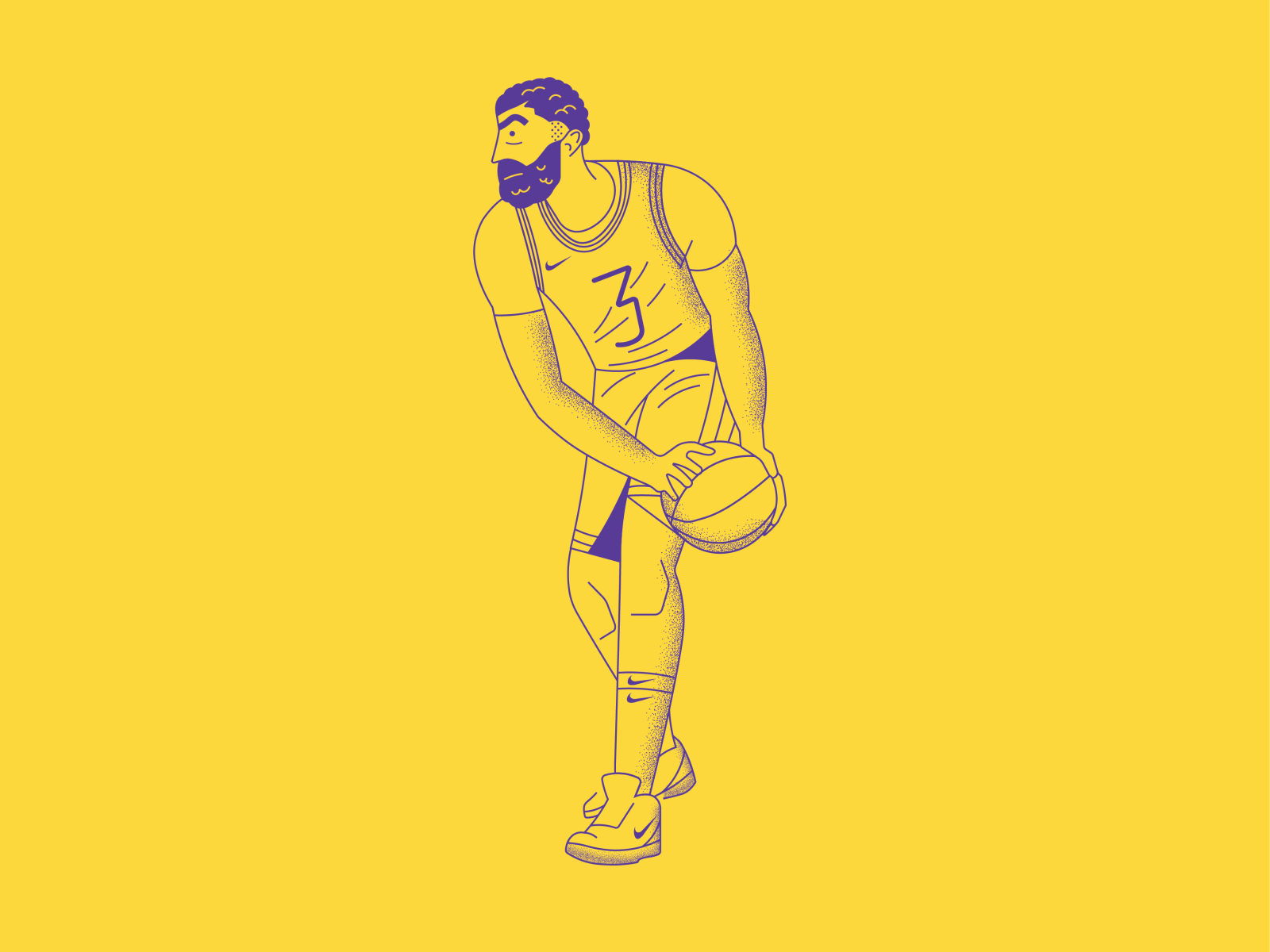 AD athletics basketball illustration nba sports