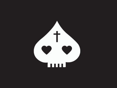 Servant Of Spades black jack christian skull