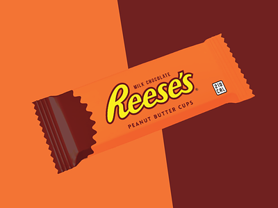 Week 3: Reese's Wrapper Redesign candy packaging packaging design weekly warm up wrapper
