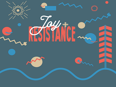 Joy + Resistance Proposal brand direction digital art identity