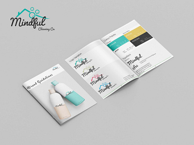Branding - Mindful Cleaning brand identity branding graphic design logo product design