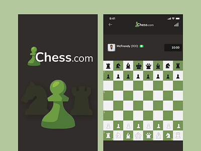 Chess.com Redesign. app design interaction design ui uiux ux