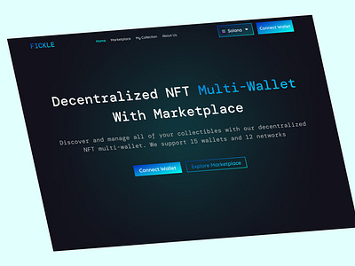 NFT Multi-Wallet Landing Page