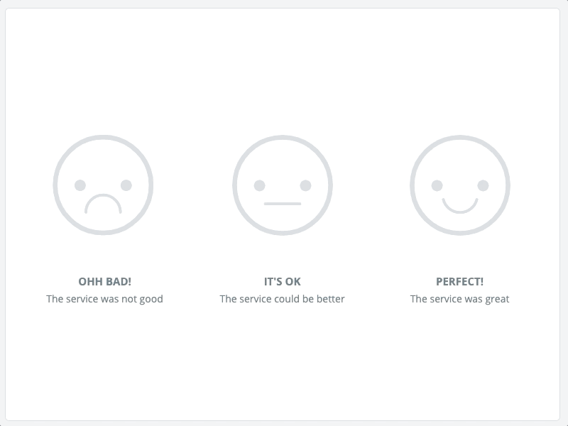 Feedback Reactions animation colorfull design feedback illustration motion design motion graphics ratings reactions ui ux