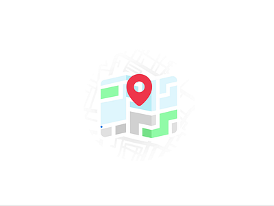 Map animation animation empty state illustration line animation map permission pin red streetview ui ux