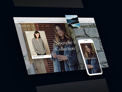 Hartford Website agence design dnd ecommerce essentials hartford home magento mobile responsive sketch ui wear website