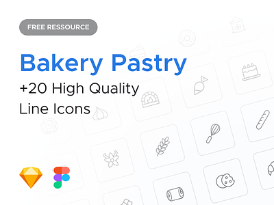 Free Bakery Pastry Icons agence bag bakery cake chocolate cookie croissant dnd ecommerce flour free icon meringue oven pack pastry thermometer toast vanilla whip