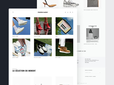 Pierre Hardy Website accessories agence bag design dnd ecommerce hardy magento pierre shoes shop store ui website