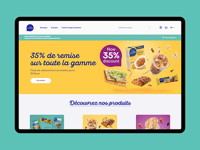 WeCare Website agence animation design dnd ecommerce food healthy home magento page principle product ui website wecare