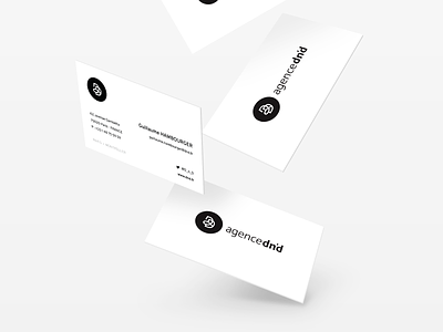 Business Card agence agency business card dnd montpellier paris visitcard web