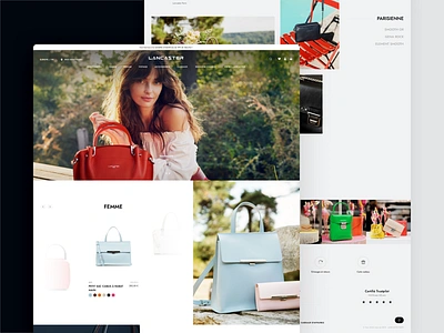 Lancaster Paris Website agence design dnd ecommerce lancaster magento paris redesign responsive