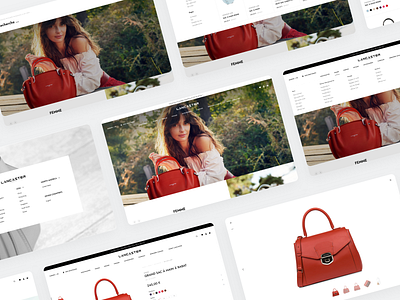 Lancaster Paris Website agence artboards bag design dnd ecommerce lancaster magento paris redesign responsive ui