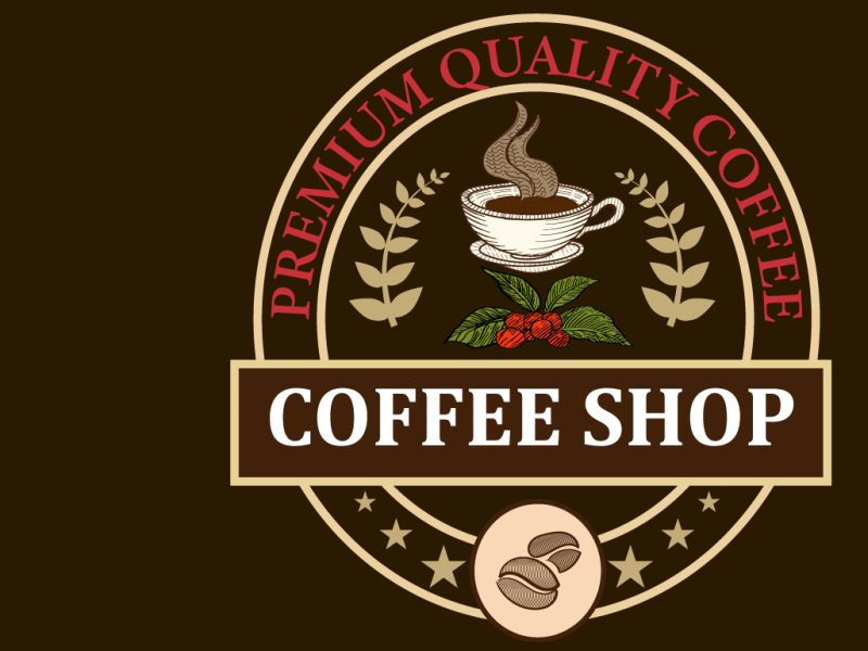 coffee shop vintage logo