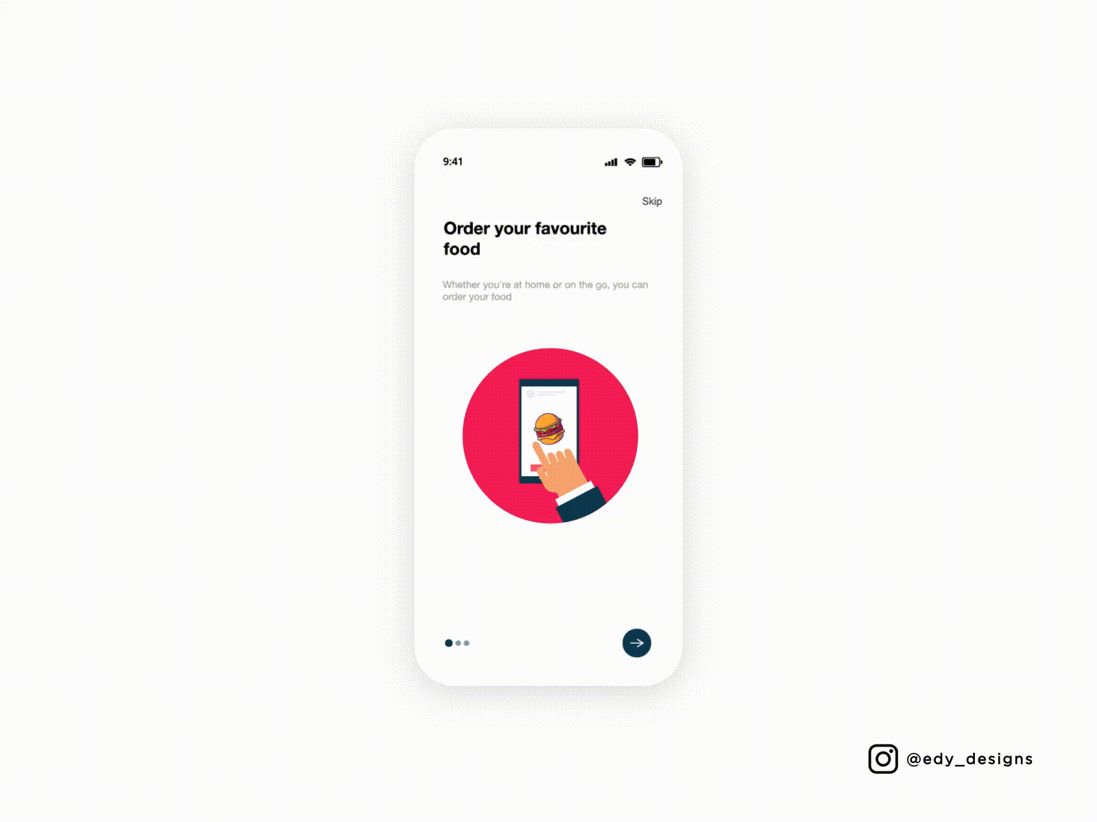 Food delivery app splash screen UI design food delivery app splash screen food delivery app ui design ui design uiux food delivery app uiux splash screen