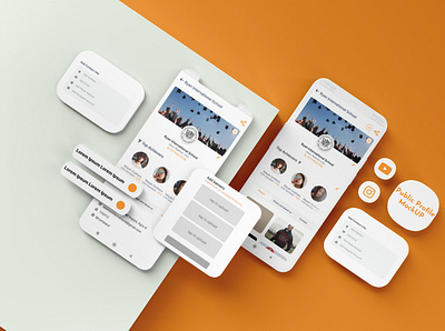 UI/UX app design figma graphic design typography ui ux