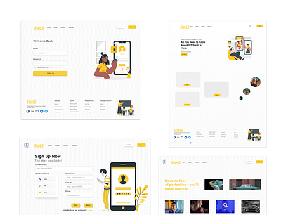 WEB APP app design graphic design illustration typography ui ux vector