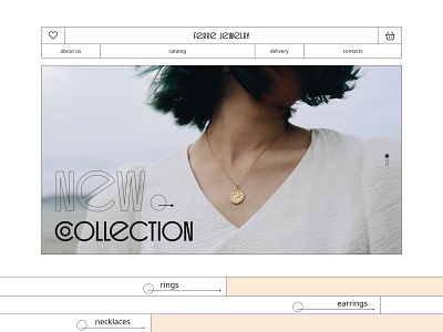 online jewelry store - ui design concept design figma inspiration jewelry online store photoshop popular ui ux web design website