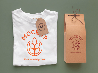 T-shirt Packaging Mockup Design PSD GraphicsMarket.net