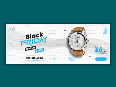 Black Friday Special Offer Facebook Cover GraphicsMarket.net