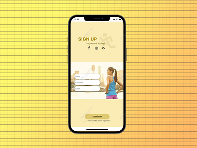 Sign Up Page 001 iphone12promax signuppage dailyui